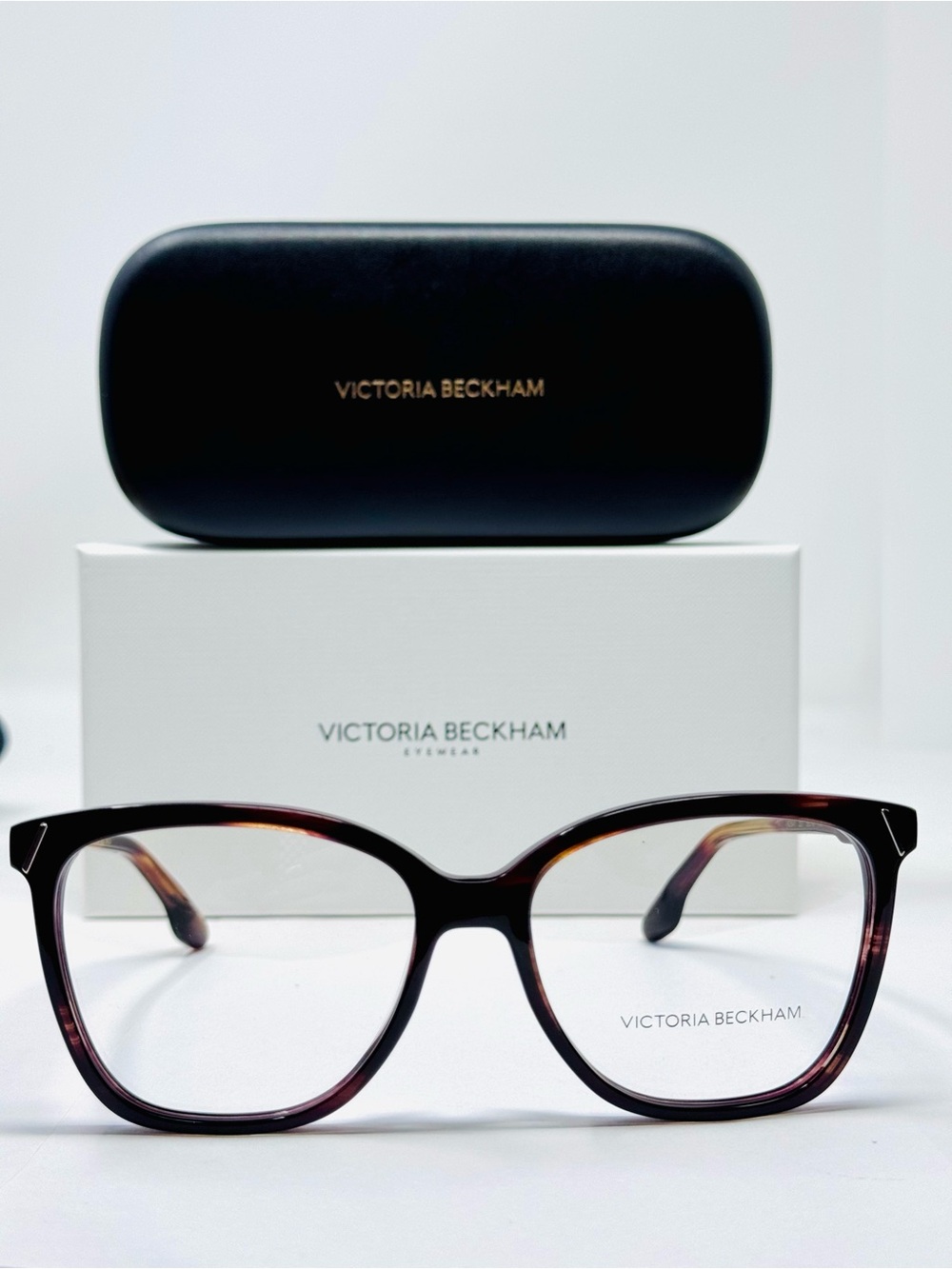 NEW Victoria Beckham  VB2641 227  Brown 55-16-140  Women Eyeglasses Authentic